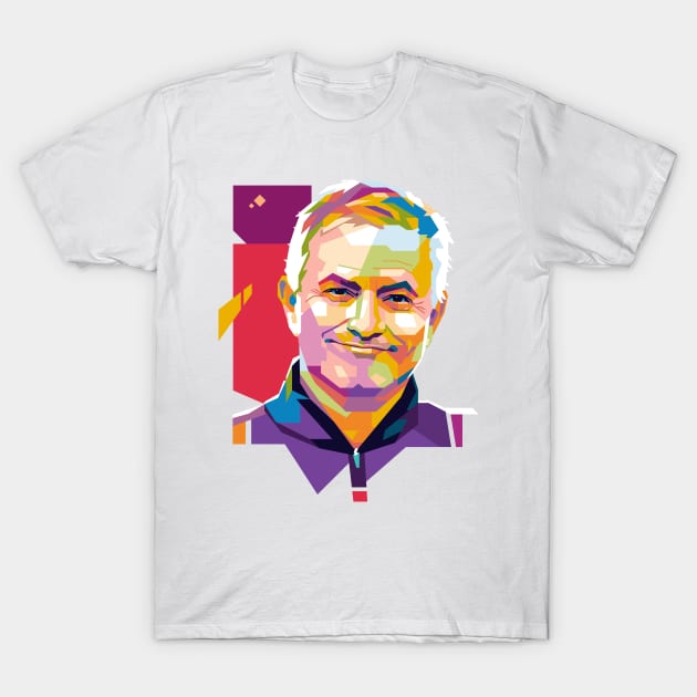 Jose Mourinho Popart T-Shirt by ifatin